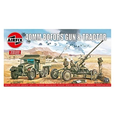 Afbeelding van Airfix Bofors Gun &amp; Tractor (1/19) * (Af02314v) modelbouwsets, hobbybouwspeelgoed voor kinderen, modelverf en accessoires