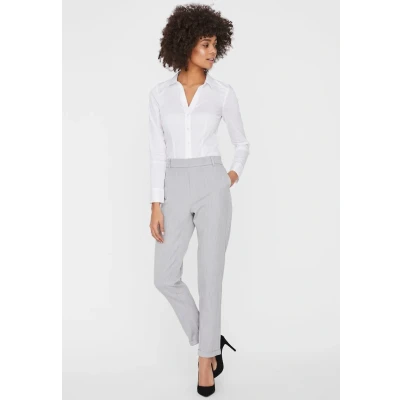 Afbeelding van VERO MODA regular fit pantalon VMMAYA bruin