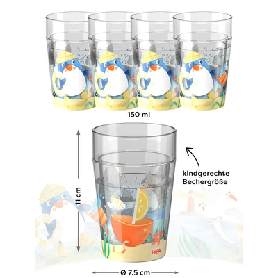 Afbeelding van HABA 4PACK Kindermok voor kinderen, Maat: One Size, Pinguin