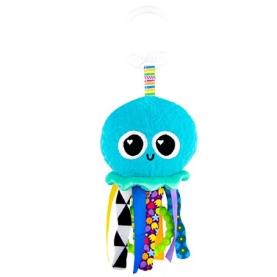 Afbeelding van LAMAZE L27194 Mini Clip &amp; Go Sprinkles The Jellyfish, on Pram and Pushchair Newborn, Sensory Toy for Babies Boys Girls from 0 6 Months