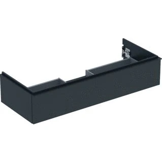 Afbeelding van Geberit iCon wastafelonderbouwkast met 1 schuiflade, lava mat 1184 x
