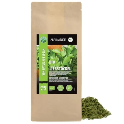 Afbeelding van BIO lavas gedroogd (250 g), biologische gerebeld, uit gecontroleerde teelt, laboratorium getest, 100% zuiver en natuurlijk