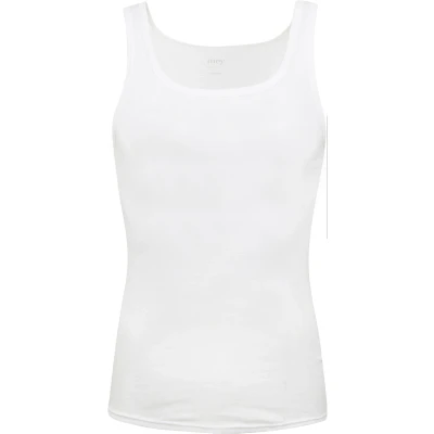 Afbeelding van Mey Noblesse Athletic Singlet Wit maat S Heren Singlets met Slim fit Pasvorm Duurzaam