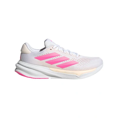 Afbeelding van adidas Performance Supernova Stride Hardloopschoenen voor op de weg, Dames, Maat: 38, Cloud white quartz lucid pink Textiel/ synthetisch