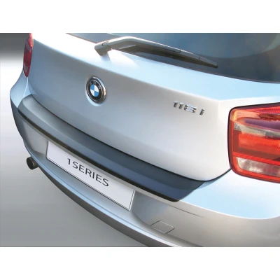 Afbeelding van RGM ABS Achterbumper beschermlijst passend voor BMW 1 Serie F20/F21 3/5 deurs 2011 2015 Zwart