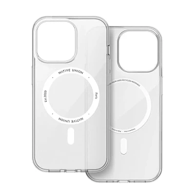 Afbeelding van Native Union (Re) Clear Case Transparante Anti Geel MagSafe Compatibel Gemaakt van Gerecyclede Materialen Ultraduurzaam met Militaire Valbescherming voor iPhone 13 Pro