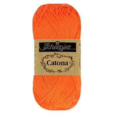 Afbeelding van Scheepjes Catona 10gr 603 Neon Orange