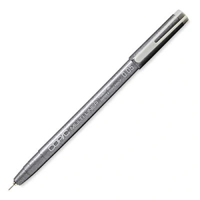 Afbeelding van Copic Multiliner cool grey 0,05 mm, tekenpen met water en alcoholbestendige pigmentinkt in grey, professionele fineliner voor schetsen, illustraties contouren