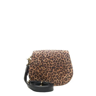 Afbeelding van Chabo Susy Saddle Bag leopard Damestas