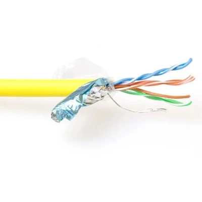 Afbeelding van ACT CAT5E F/UTP LSZH soepel patch geel 500 m