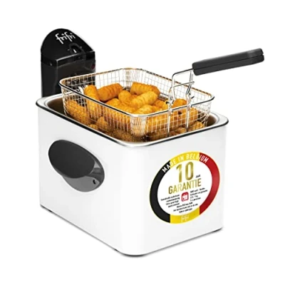 Afbeelding van Frifri Friteuse 1905b 3,5l; 3200w 1kg frites mantel metaal wit F1905B