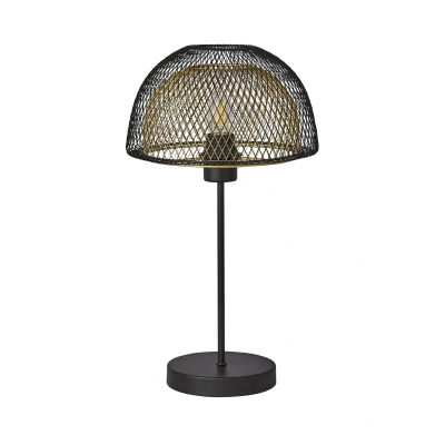 Afbeelding van Searchlight Design tafellamp Honeycomb 6848BGO