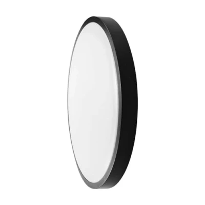 Afbeelding van V TAC VT 8618SQ S B LED Ronde plafonniere Samsung IP44 250mm Zwart 18 Watt 1830 Lumen 4000K 5 Jaar