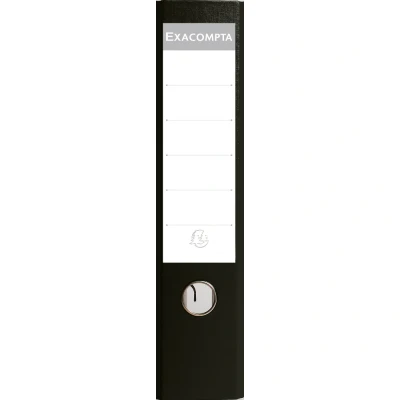 Afbeelding van EXACOMPTA ORDNER PP /KARTON MET HEFBOOM RUG VAN 80MM A4 ZWART