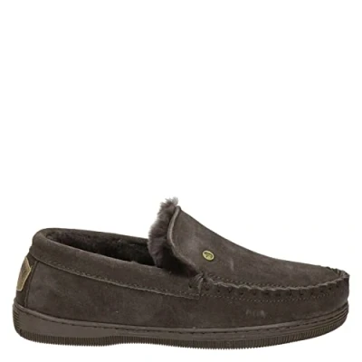 Afbeelding van Pantoffel Warmbat Men Grizzly Suede Choco Schoenmaat 41