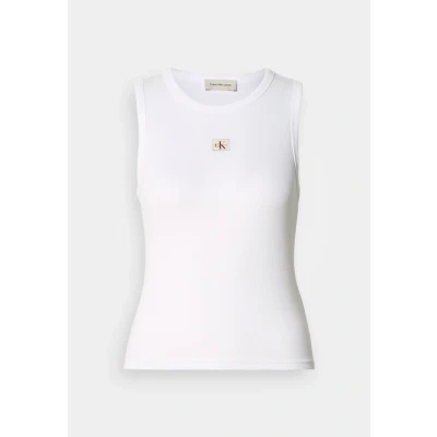Afbeelding van Calvin Klein Jeans Top, Dames, Maat: Large, Brilliant white