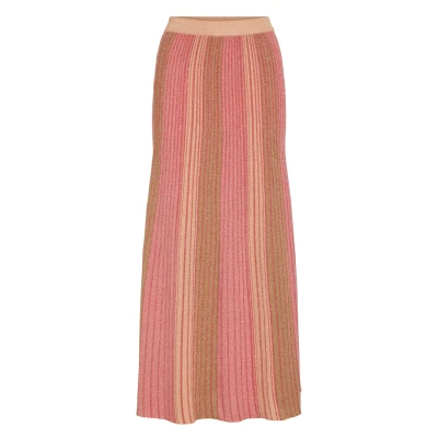 Afbeelding van VILA maxi rok gebreid beige