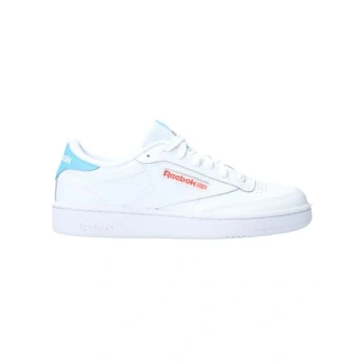 Afbeelding van Reebok LOW NON Football CLUB C 85 Trainingsschoen, Heren, Maat: 36.5, Cloud white kinetic blue dynamic red Kunststof/ textiel