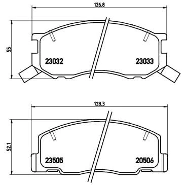 Afbeelding van Brembo Remblokset P 83 093