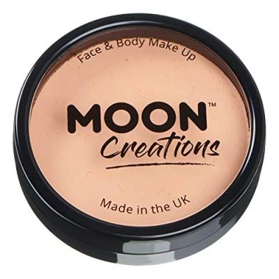 Afbeelding van Moon Creations professionele make up voor gezicht en lichaam, taartvormen met kleurrijke verf, kinderen volwassenen, festival, Halloween, perzik, 36 g