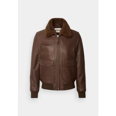 Afbeelding van Schott Bomberjacks, Heren, Maat: XL, Brown