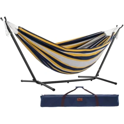 Afbeelding van Vivere Dubbele Hangmat met Standaard Serenity