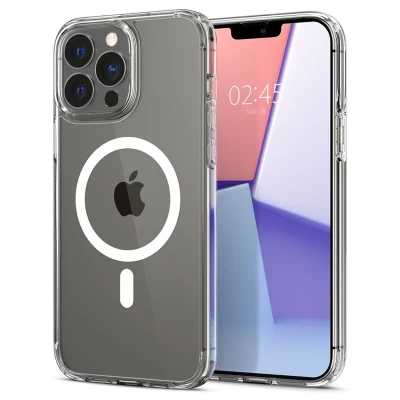 Afbeelding van Apple iPhone 13 Pro Max MagSafe Hoesje Kunststof Spigen Hardcase/Backcover Transparant Telefoonhoesje Shockproof/Valbescherming