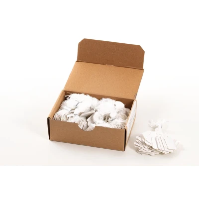 Afbeelding van Herma Hanglabel 25x38 mm met draad wit 1000 st.