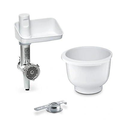Afbeelding van Bosch BakingSensation set, MUZ5BS1, accessoire voor MUM5 keukenmachines, inclusief mengkom en vleesmolen geschikt gebak