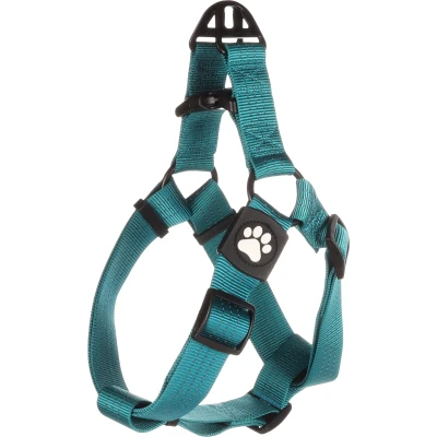 Afbeelding van Het beste SEO titelvoorstel zou zijn: &quot;Hondentuig Step &amp; Go Zorba turquoise Comfortabele pasvorm voor jouw hond&quot; (55 karakters) Blauw / XL 65 90cm
