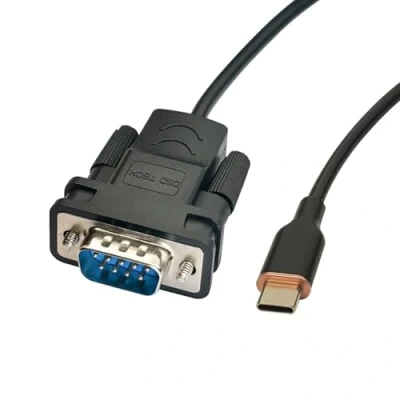 Afbeelding van DSD TECH SH RS232M USB C naar RS232 DB9 seriële kabel met FTDI chip voor Windows Linux Mac