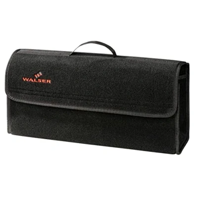Afbeelding van WALSER Kofferbaktas Toolbag Maat XXL, naaldvilt kofferbak organizer, autotas, auto opbergtas, kofferruimte gereedschapstas 21x16x57 cm zwart