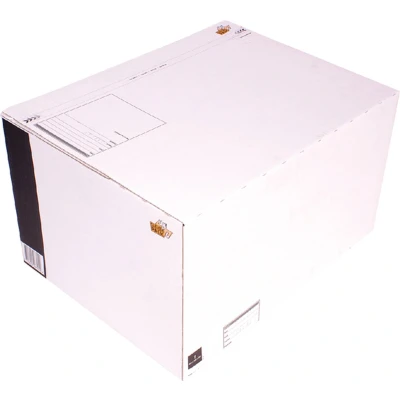 Afbeelding van Postpakketbox 7 CleverPack 485x369x269mm wit 25stuks