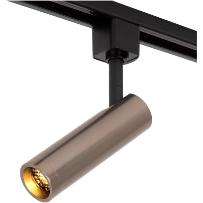 Afbeelding van Lucide TRACK GRADO Railspot 1 fase Railsysteem / Railverlichting 1xGU10(MR11) Grijs ijzer (Uitbreiding)