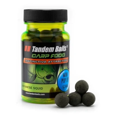 Afbeelding van Tandem Baits Karpervoer Visvoer Pop Ups Boilies Zig Rig Chod Haak aas Carp Food Perfection Mini Up 12 mm 30 g Japanse inktvis