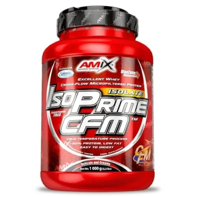 Afbeelding van Amix IsoPrime CFM Isolate Protein 1 Kg Contiene Enzimas Digestivas, Proteínas para Aumentar Masa Muscular Sabor Chocolate