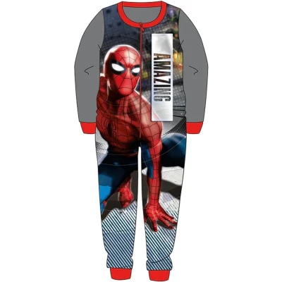 Afbeelding van Spiderman onesie ritssluiting Spider Man onesies huispak maat 98/104