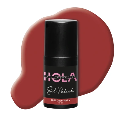 Afbeelding van Gelpolish #026 Out of Africa 10ml rood Gelnagellak Hola
