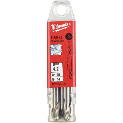 Afbeelding van Metaalboor Hss G Tweezijdig 4,2 X 55 Mm (10 Stuks)