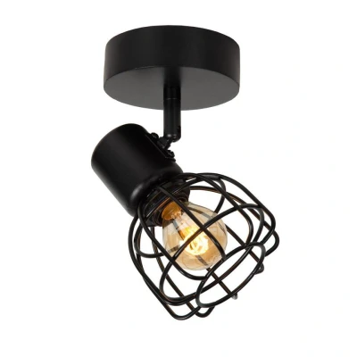 Afbeelding van Lucide FILOX Plafondspot Ø 10 cm 1xE27 Zwart