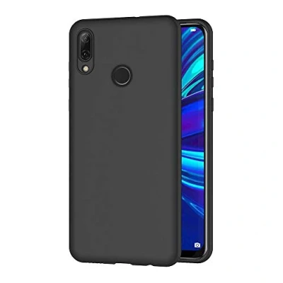 Afbeelding van AICEK Compatibel Huawei P Smart 2019 hoes, zwarte siliconen beschermhoes voor Case TPU Bumper telefoonhoes (6,21 inch)