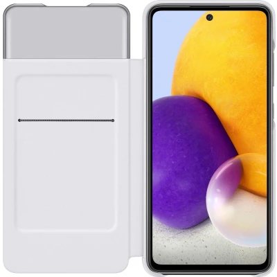 Afbeelding van Samsung Galaxy A72 5G S View Wallet Cover (White) EF EA725PW