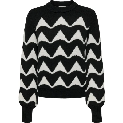 Afbeelding van JDY JDYTINA L/S JACQUARD PULLOVER KNT Dames Trui Maat L