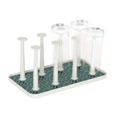Afbeelding van Sareva Afdruiprek Glazen / Flessendroger Wit 8