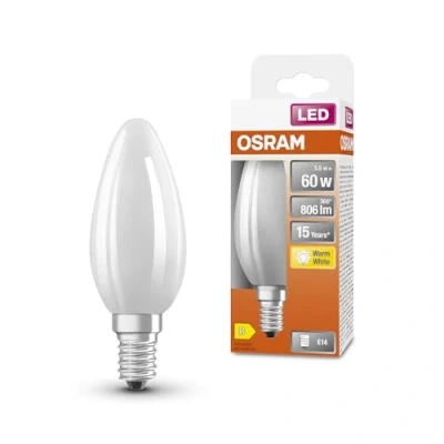 Afbeelding van OSRAM LED lamp Lampvoet: E14 Warm wit 27 K 6 W Retrofit CLASSIC
