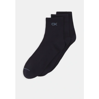 Afbeelding van Calvin Klein Underwear MEN Short SOCK 3 PACK Sokken, Heren, Maat: One Size, Navy