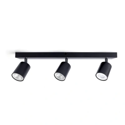 Afbeelding van Integral Plafondspot Siena Mat Zwart voor 3x GU10 lamp (niet meegeleverd)