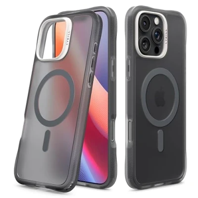 Afbeelding van CYRILL van Spigen UltraSheer Mag hoesje compatibel met iPhone 16 Pro (2024) Space Gray