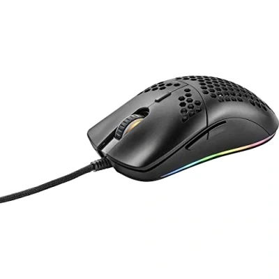 Afbeelding van Renkforce RF GM 400 Gaming muis USB Optisch Zwart 7 Toetsen 1200 dpi Verlicht