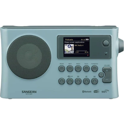 Afbeelding van Sangean WFR 28BT Bluetooth Internetradio FM/AM radio Licht Blauw